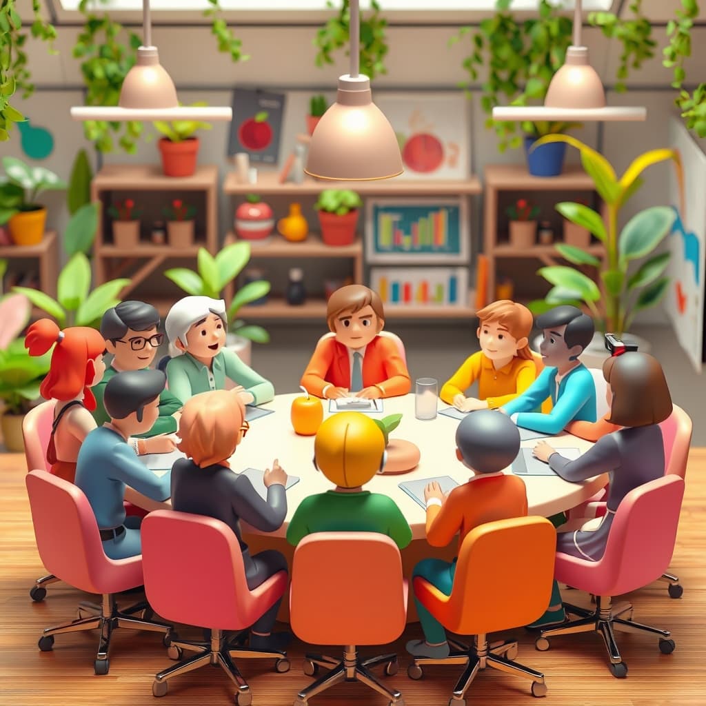 Voorbeeld van 3D Rendering stijl