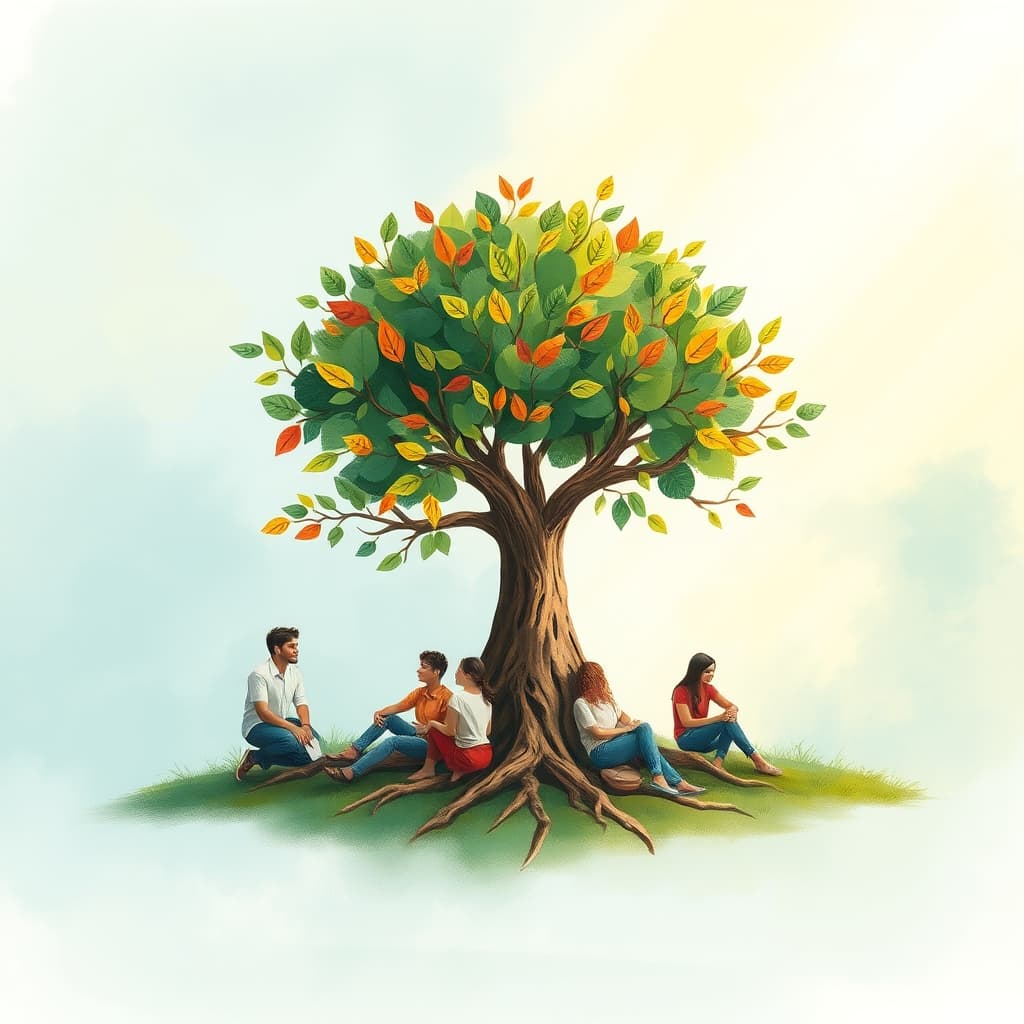 Artistieke kunst met diepe betekenis