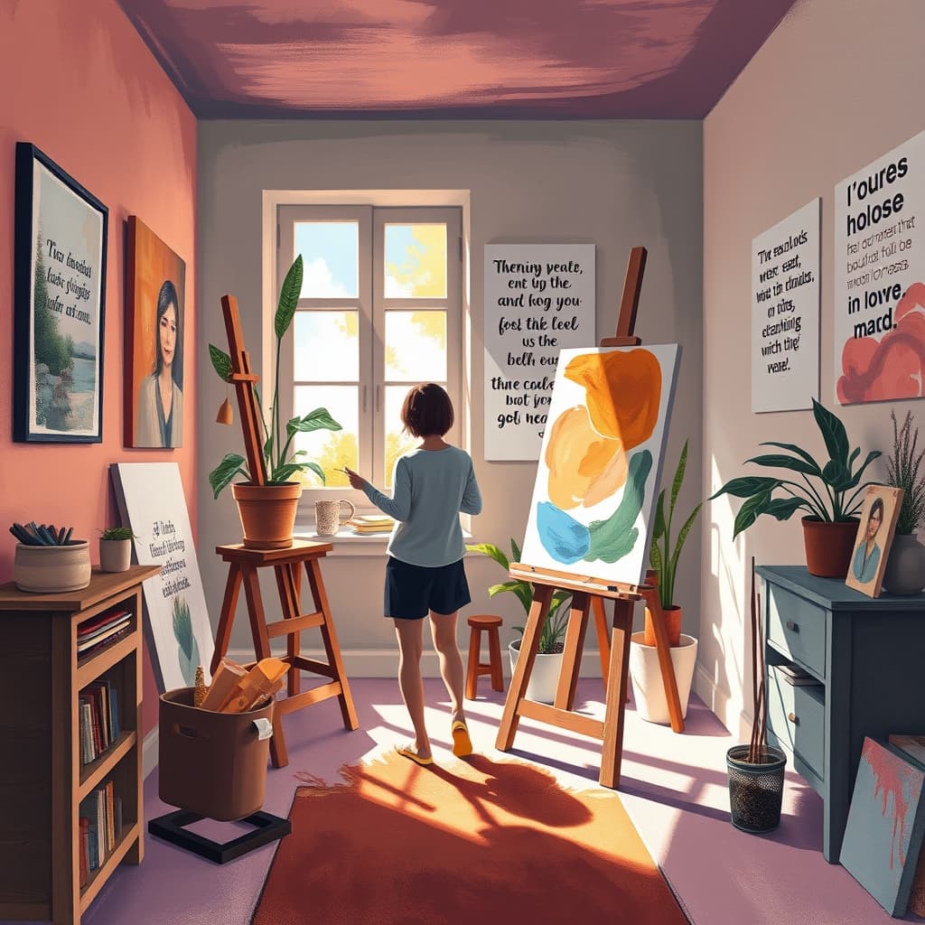 Artistieke kunst met diepe betekenis