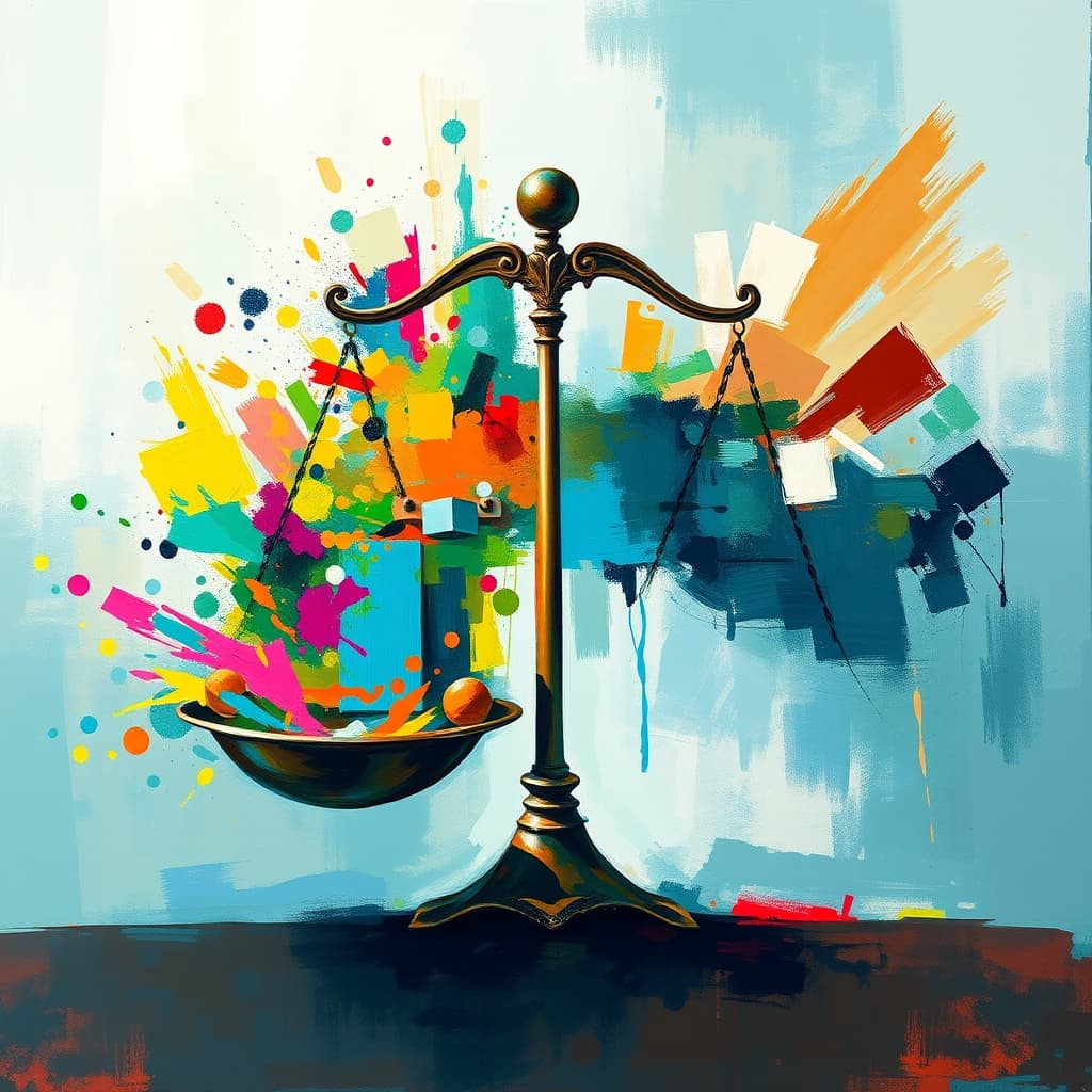 Artistieke kunst met diepe betekenis