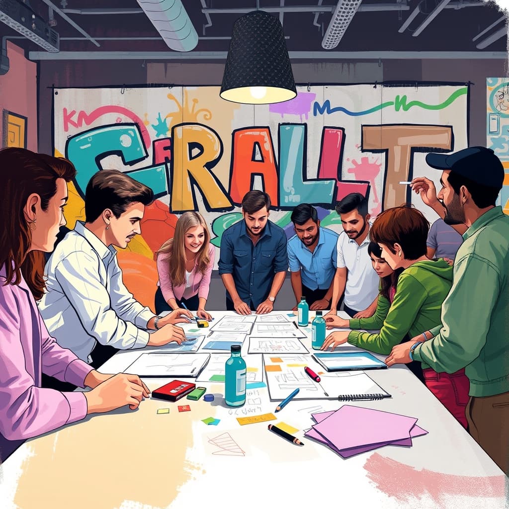 Artistieke kunst met diepe betekenis