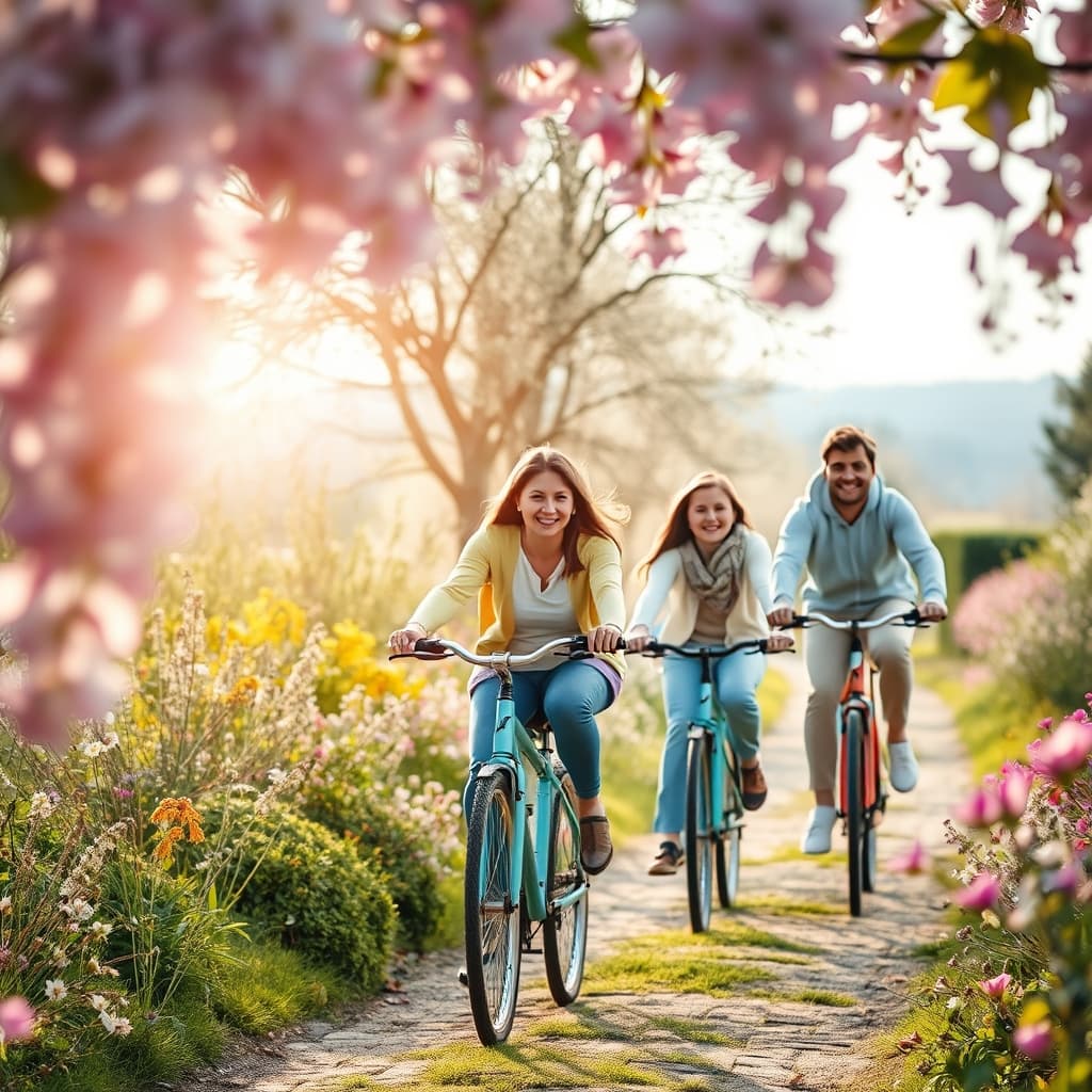Bloemen kader stijl met lente en bloemrijke kleuren