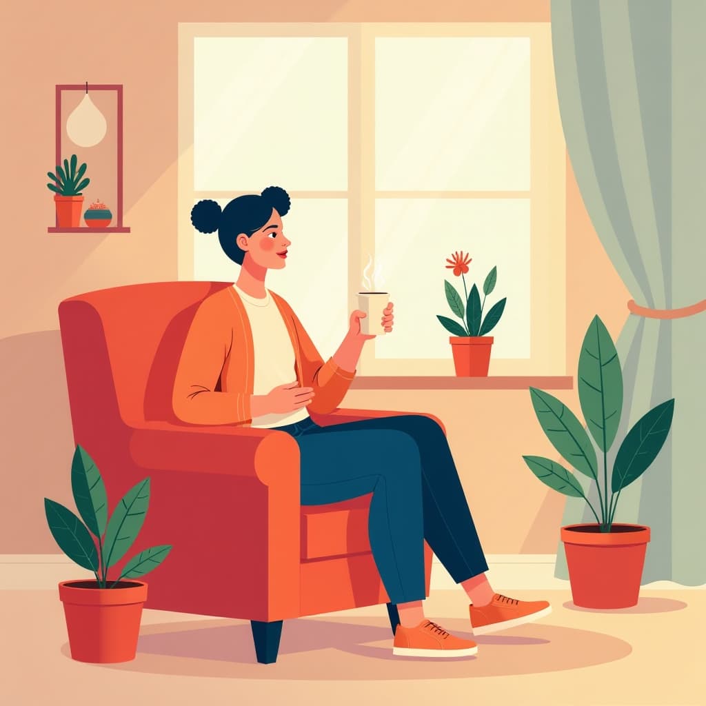 Digitale illustratie met complexe patronen en texturen