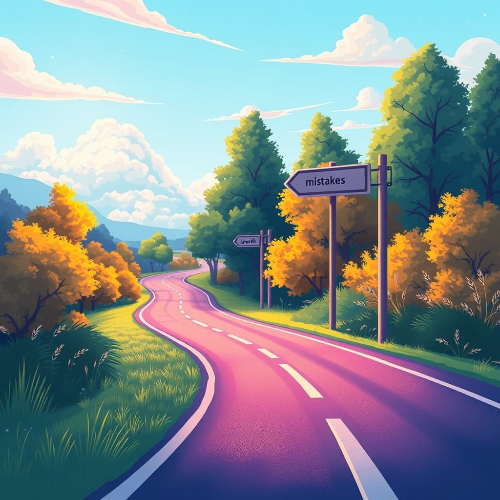 Abstracte digitale kunst met levendige kleuren