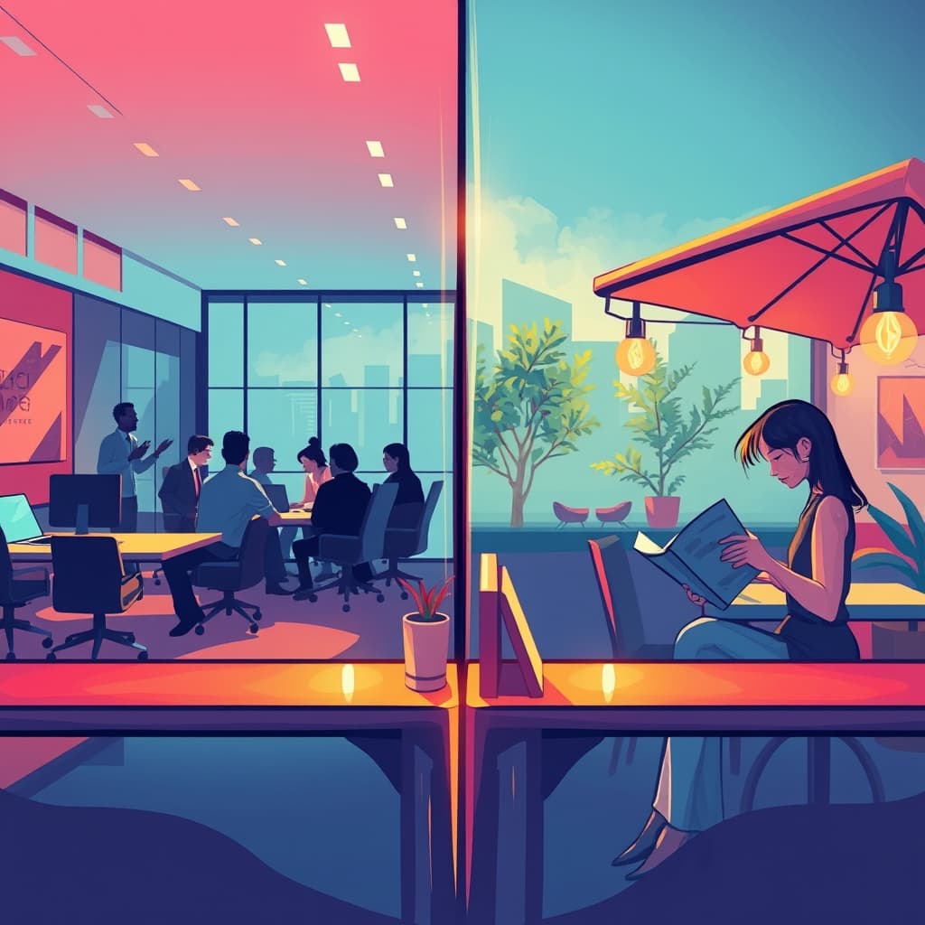 Geometrische patronen in digitale kunst stijl