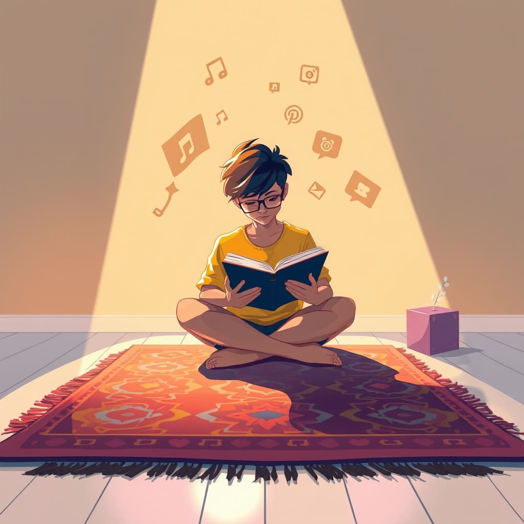 Moderne digitale kunst met futuristische elementen