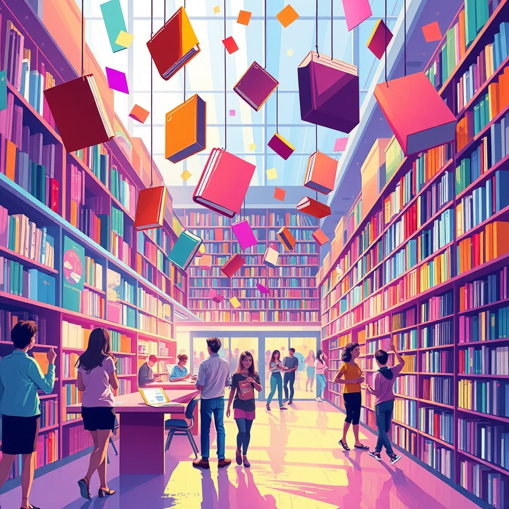 Geometrische digitale kunst met strakke lijnen