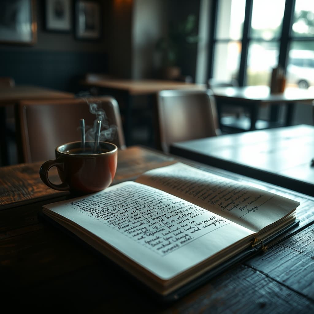 Voorbeeld van Filmisch stijl