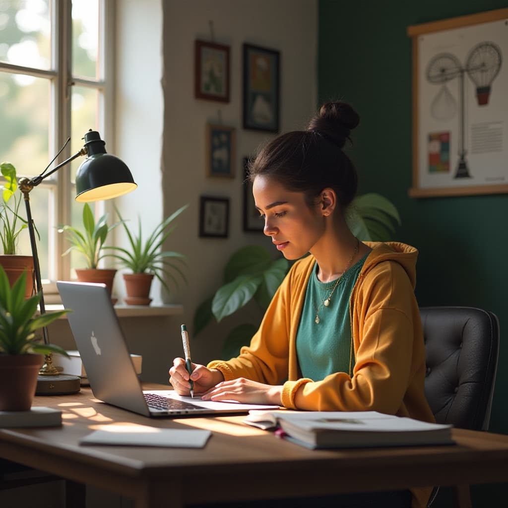 Realistische fotorealistische kunst met natuurlijke elementen