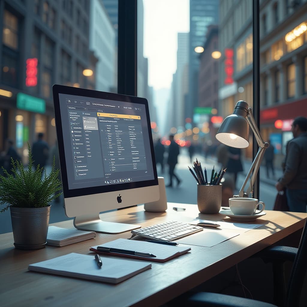 Natuurlijke fotorealistische stijl met realistische elementen