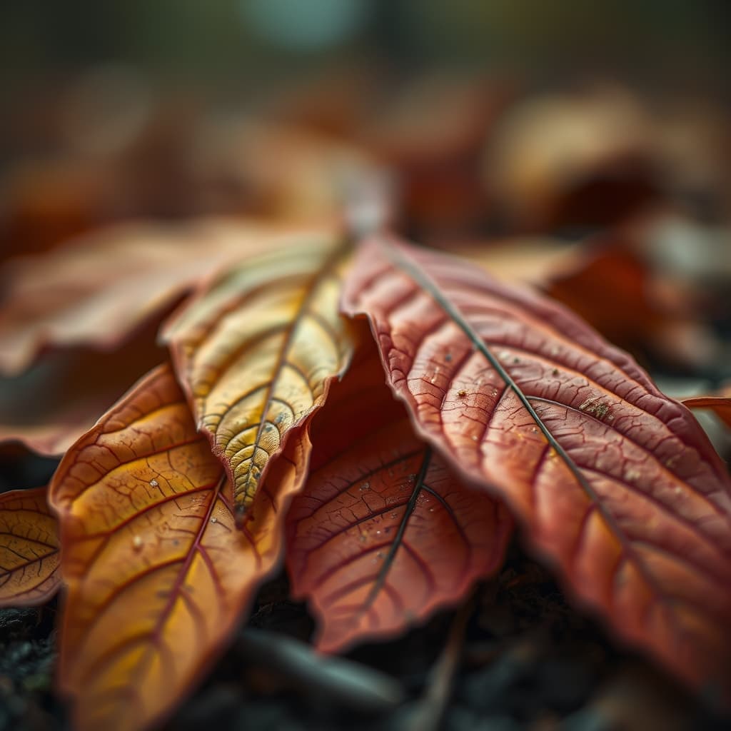 Herfstnatuur met oranje en gele kleuren