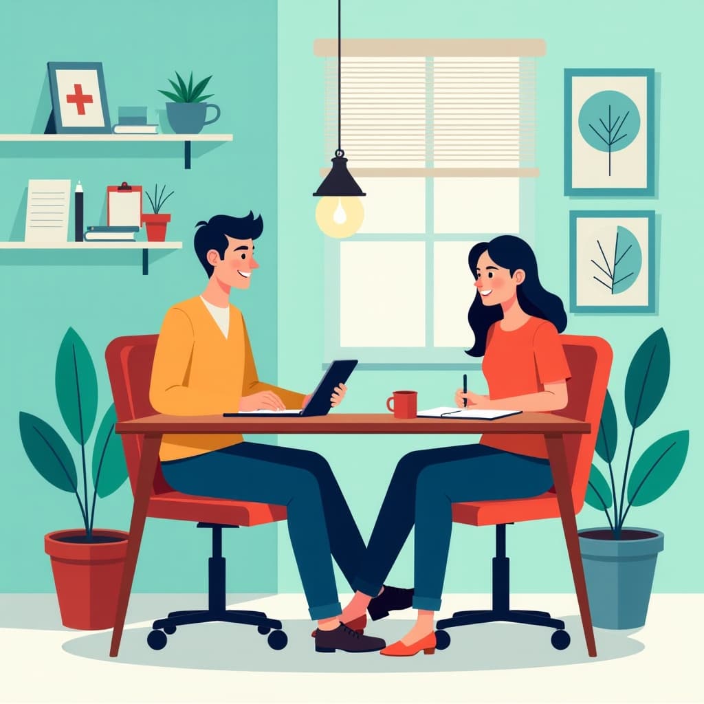 Voorbeeld van een generieke AI stockfoto zonder merkconsistentie