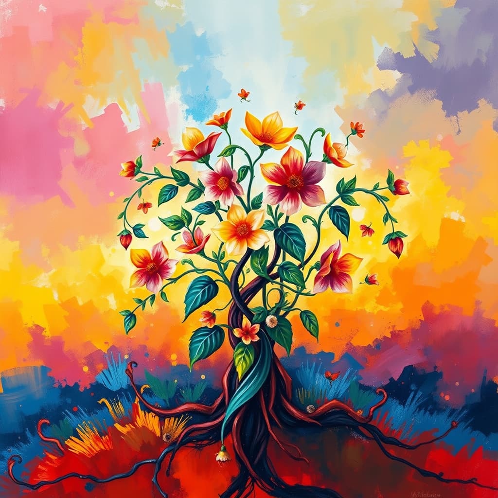 Kleurrijke expressie