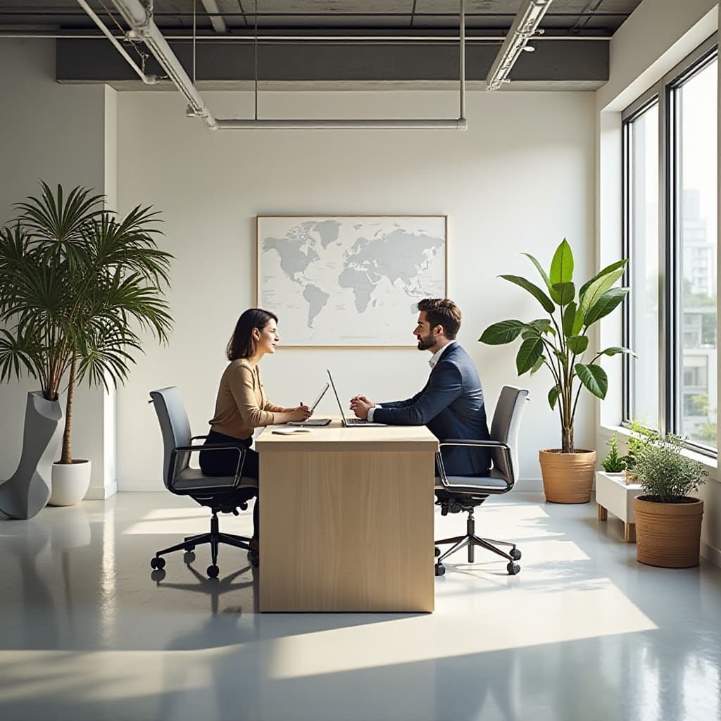 Voorbeeld van een generieke AI stockfoto zonder merkconsistentie