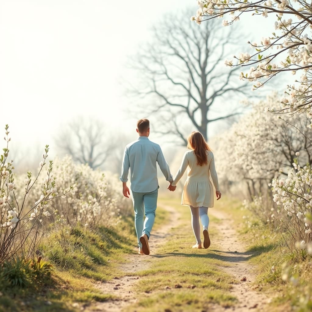 Pastel kunst met zachte compositie