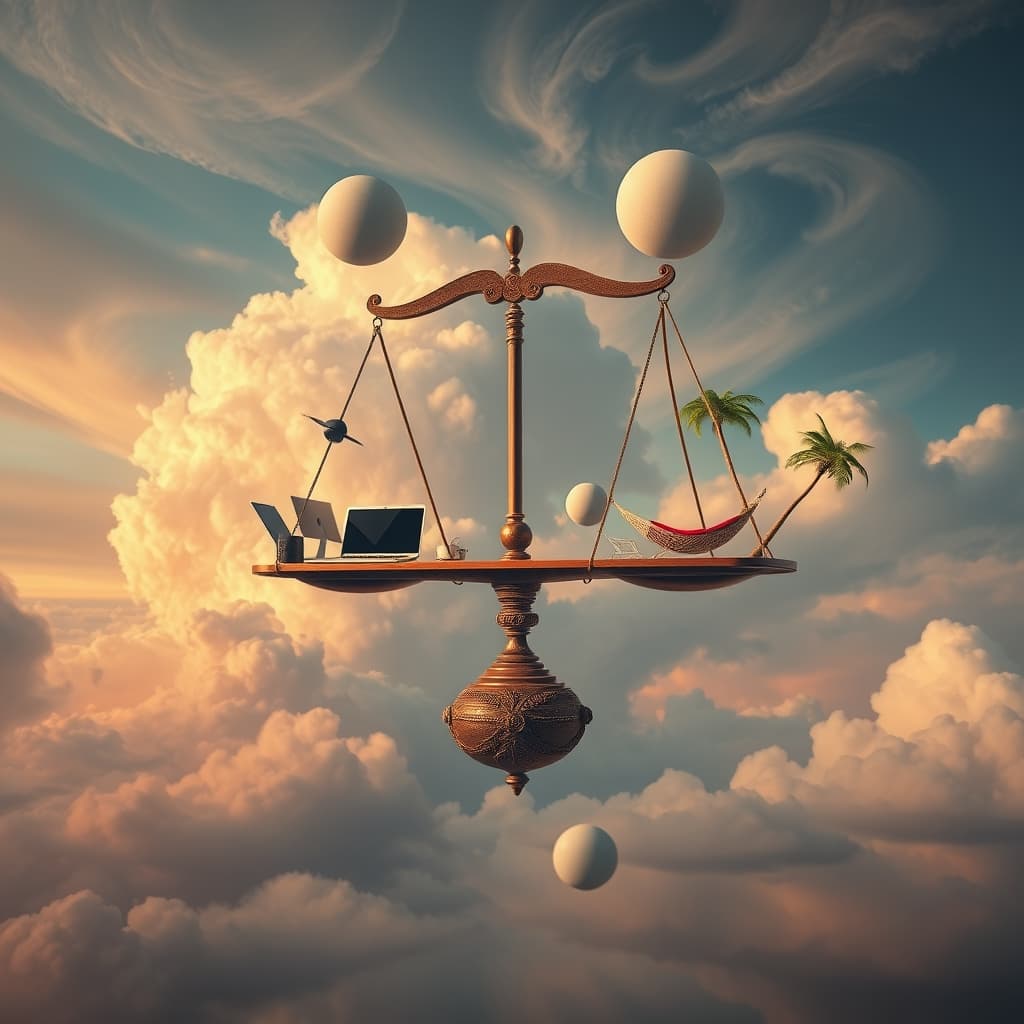 Abstracte surrealistische kunst met onverwachte compositie