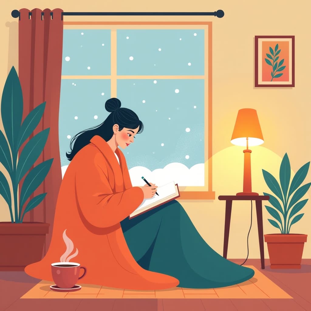 Winter kunst met sneeuw en ijs compositie