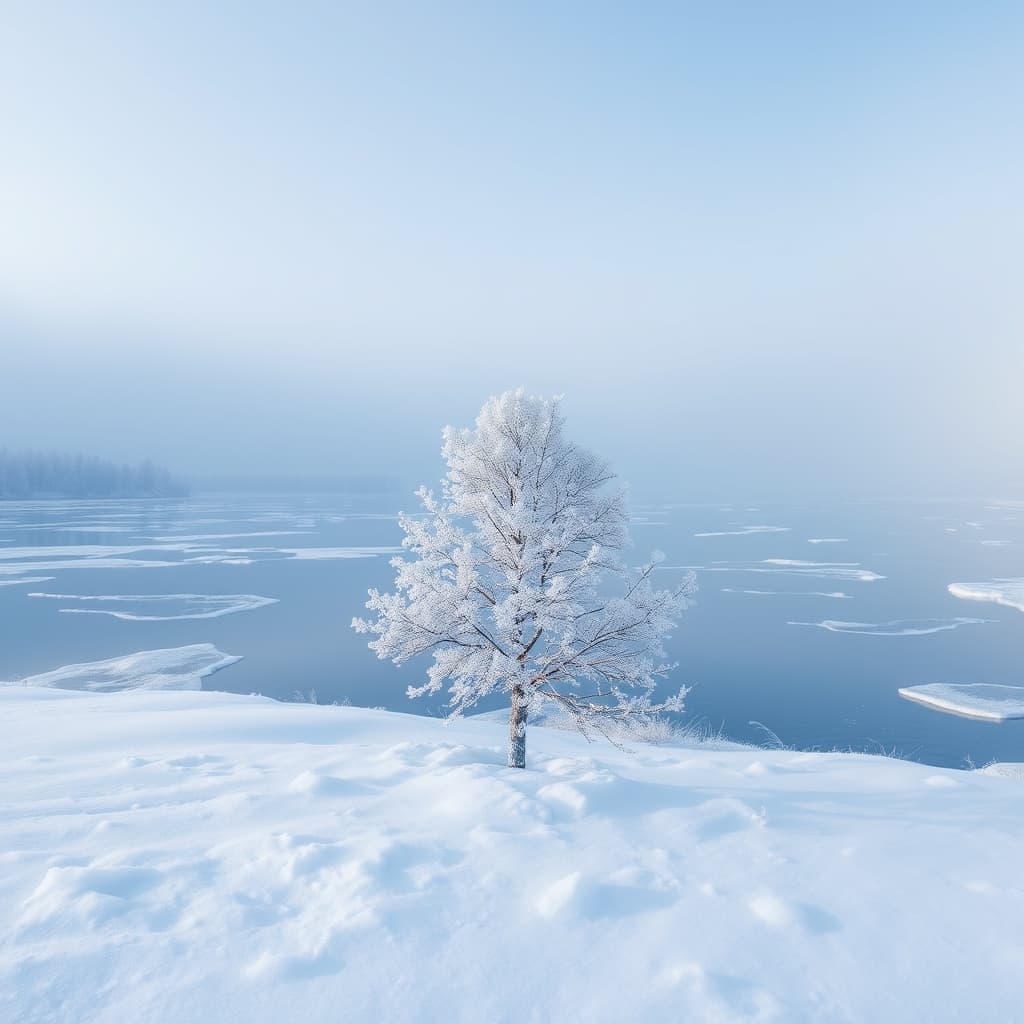 Kristallijne winter stijl met ijs uitstraling