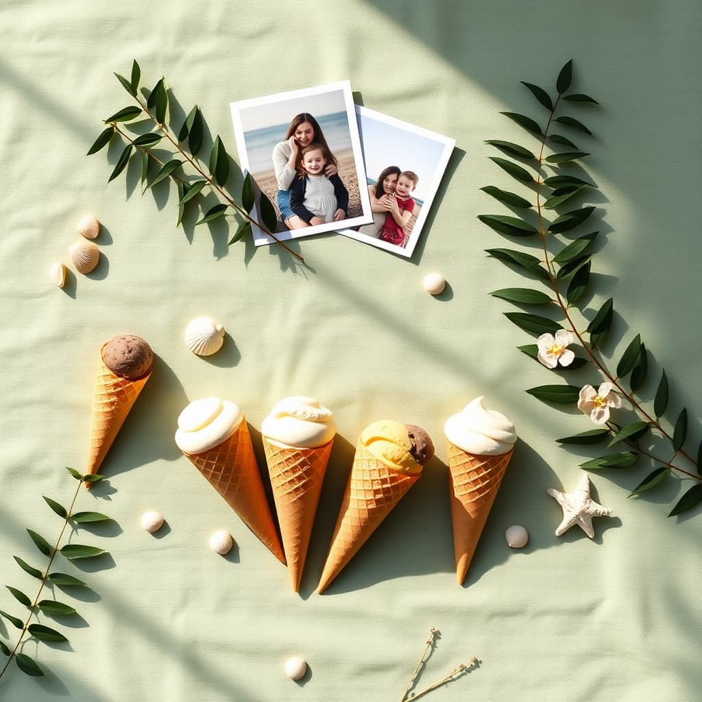 Zomer kunst met warme en levendige uitstraling