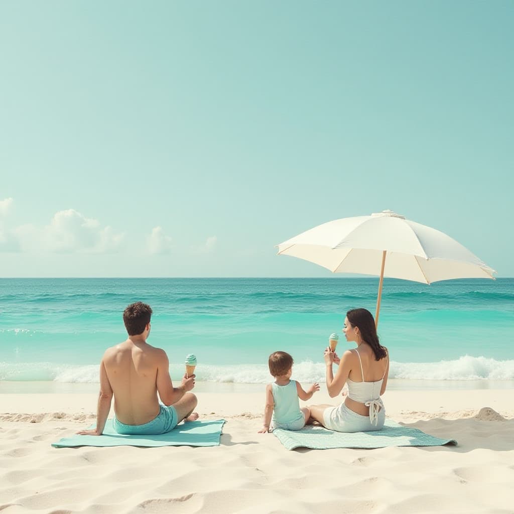 Coastal minimalisme stijl met rustige en elegante uitstraling