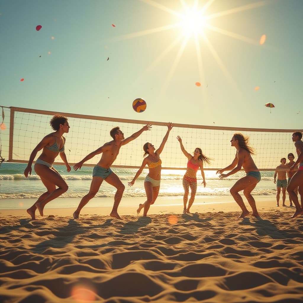 Een sunflare compositie met zonnige en warme elementen