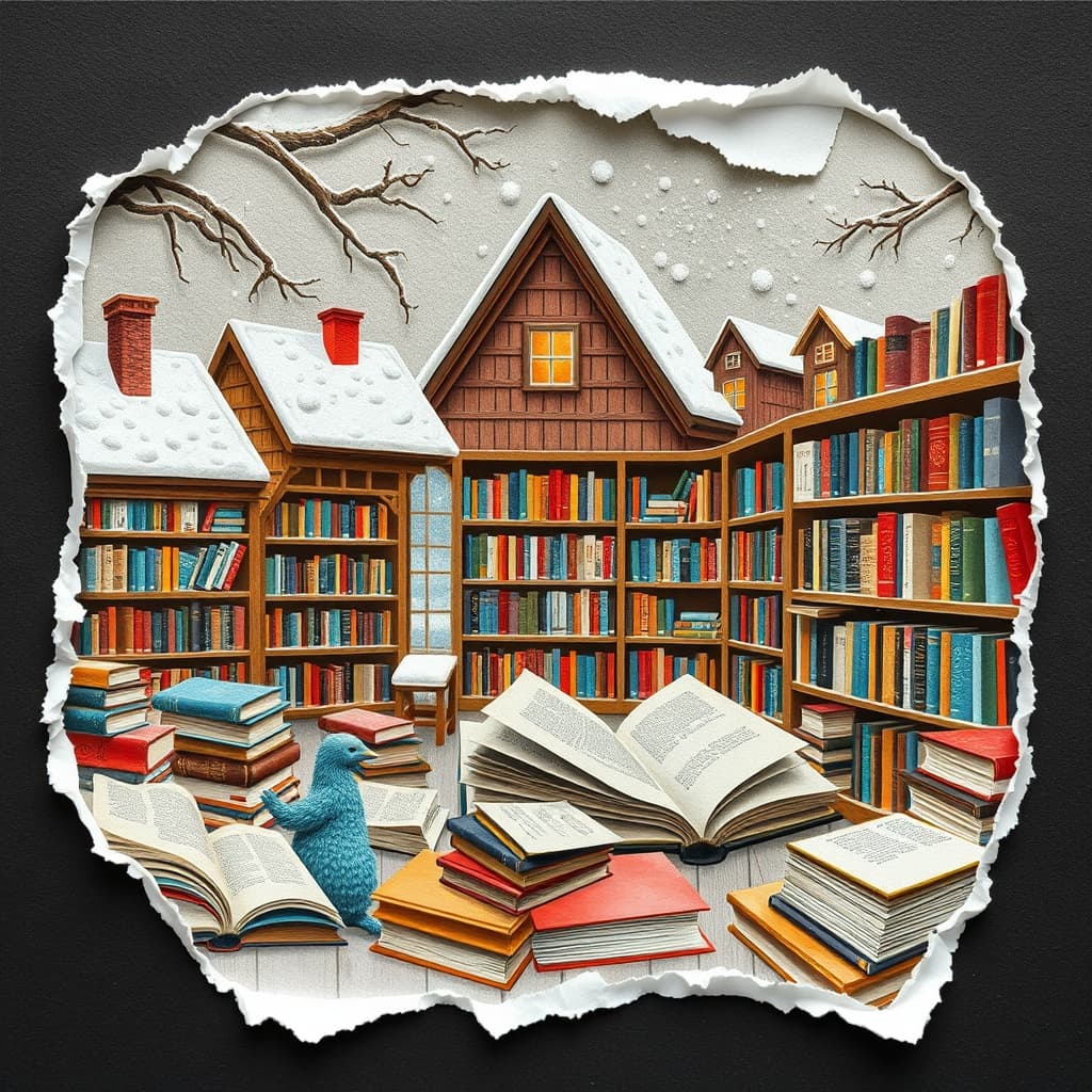 Winter kunst met sneeuw en ijs compositie