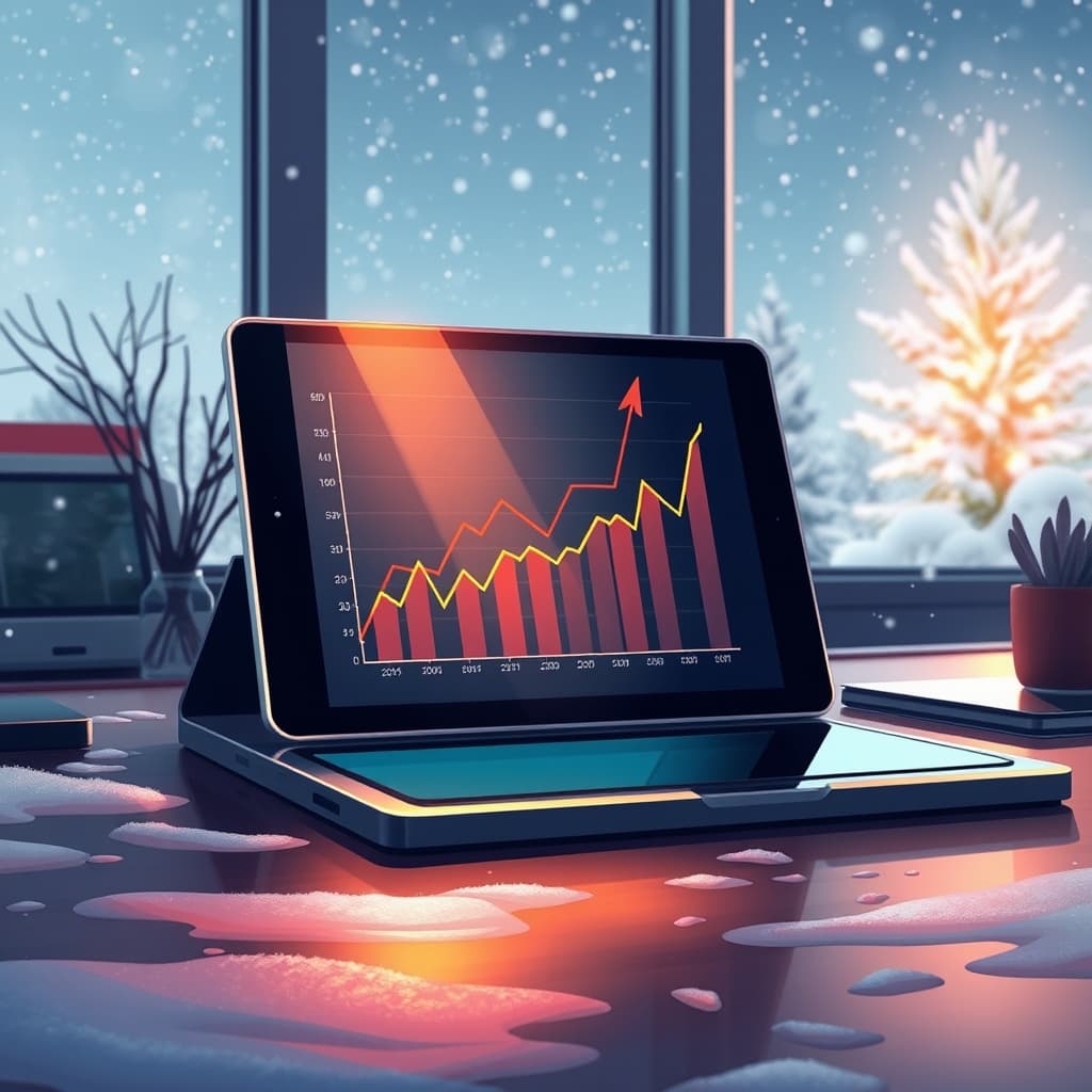 Winterse stijl met koude uitstraling