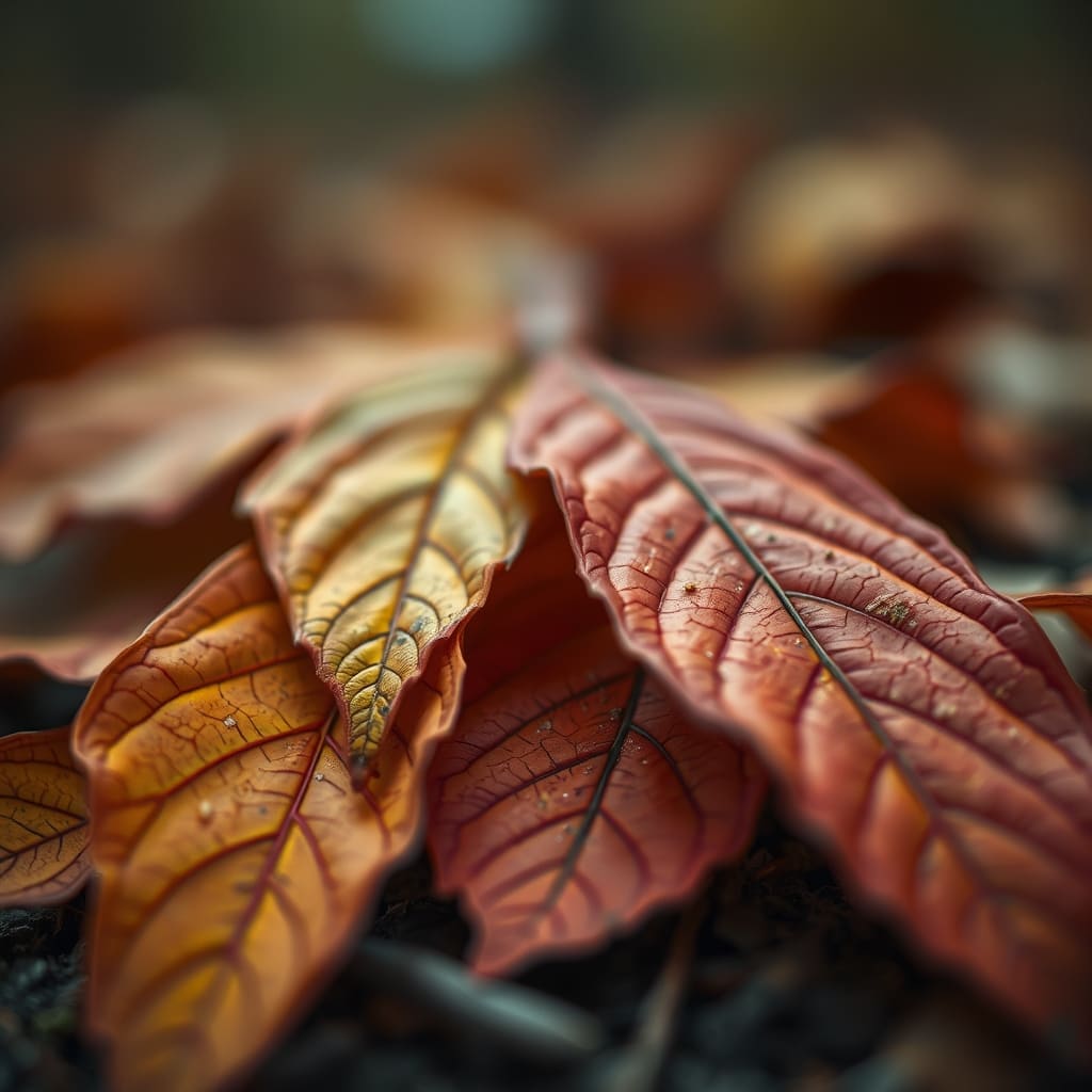 Herfstnatuur met oranje en gele kleuren