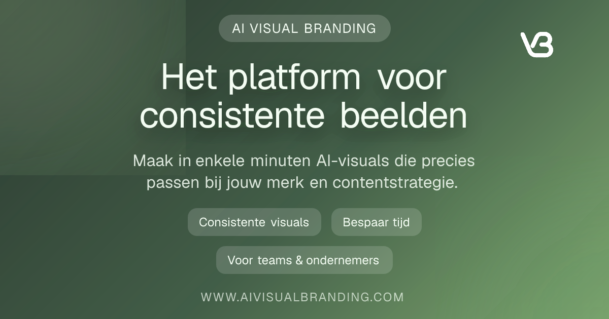 AI Visual Branding | Het platform voor consistente beelden
